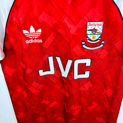 Arsenal 1990-1992 Adidas League Champions Home Football Shirt