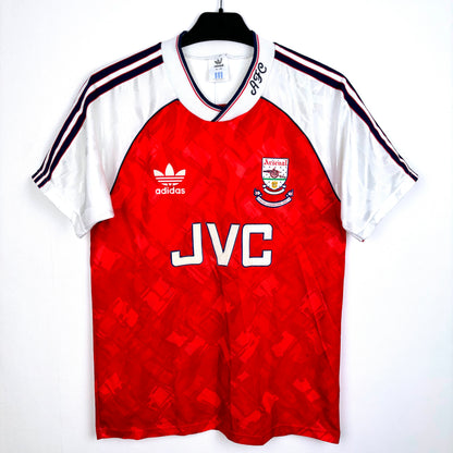 Arsenal 1990-1992 Adidas League Champions Home Football Shirt
