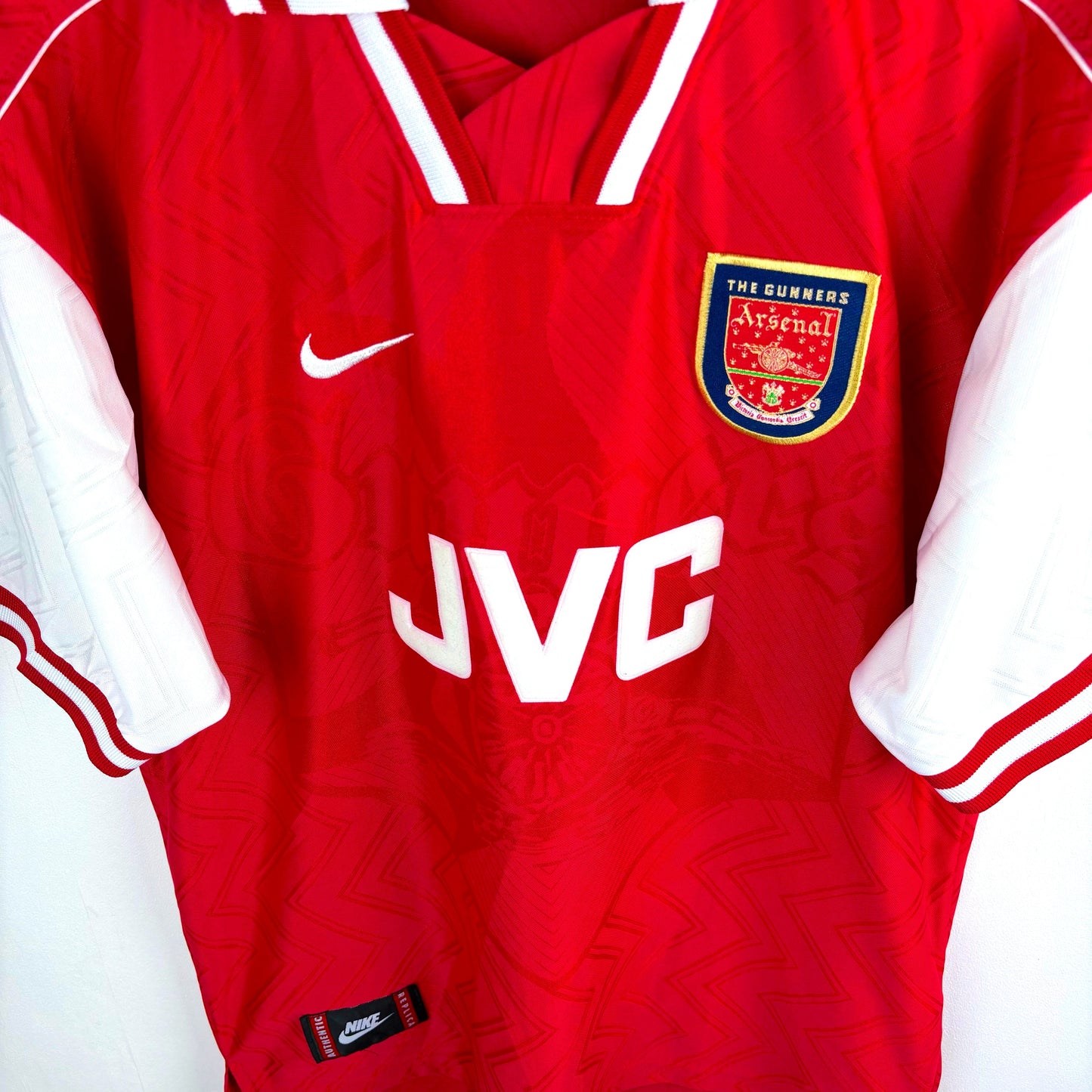 Arsenal 1996-1998 Nike Home Football Shirt - Wright 8