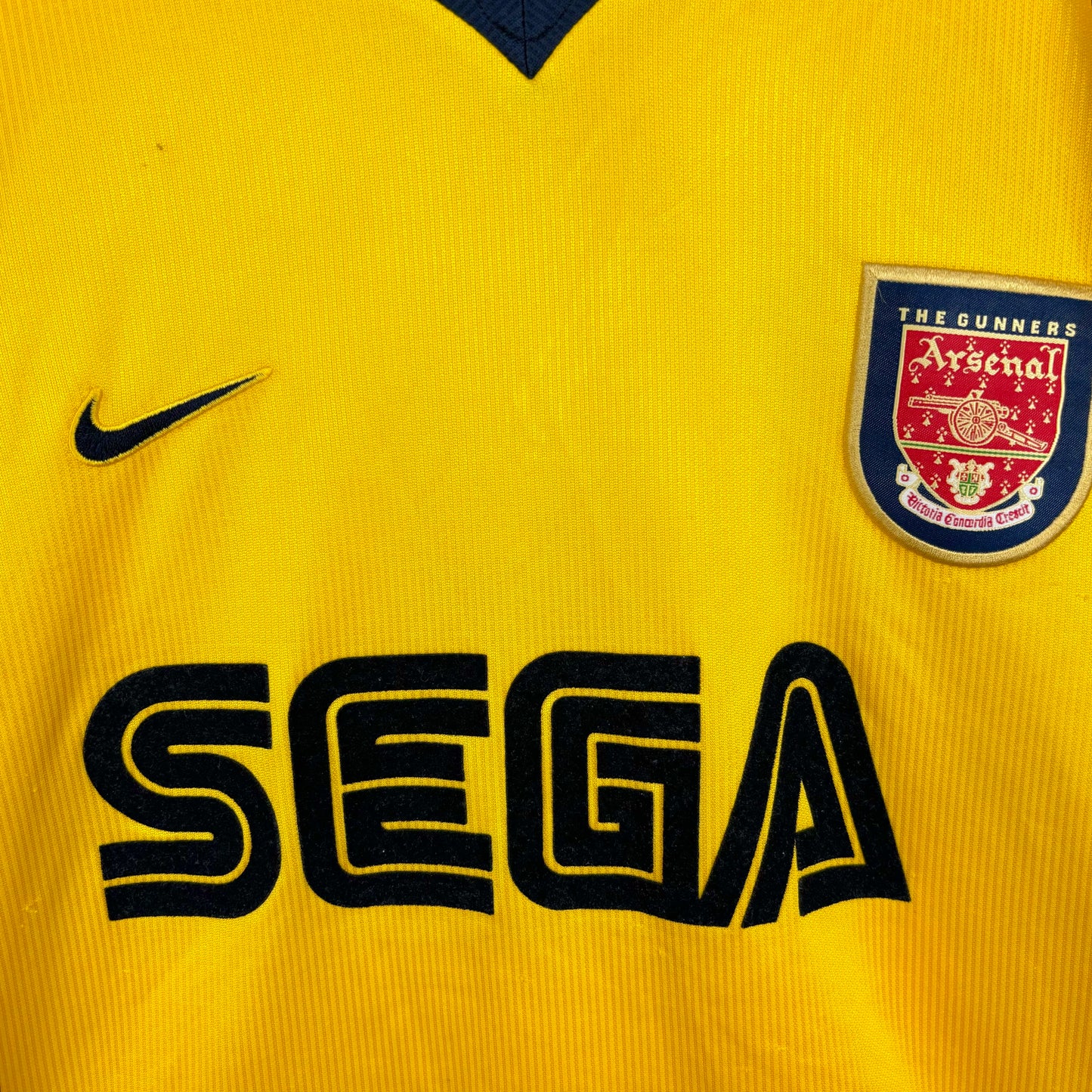 Arsenal 1999-2001 Nike Longsleeve Away Football Shirt Jersey