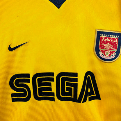 Arsenal 1999-2001 Nike Longsleeve Away Football Shirt Jersey