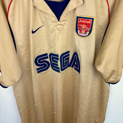 Arsenal 2001-2002 Nike Away Football Shirt