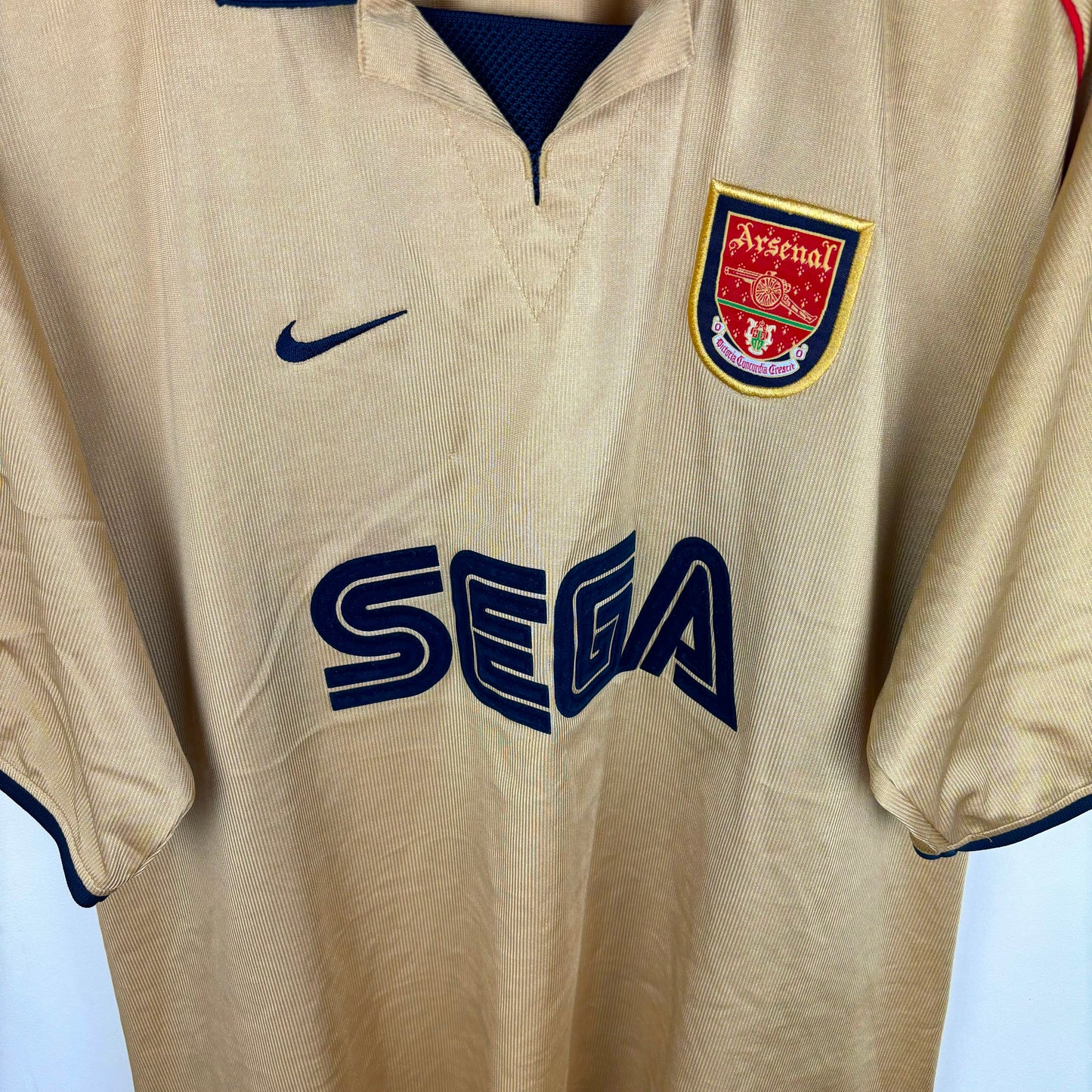 Arsenal 2001-2002 Nike Away Football Shirt