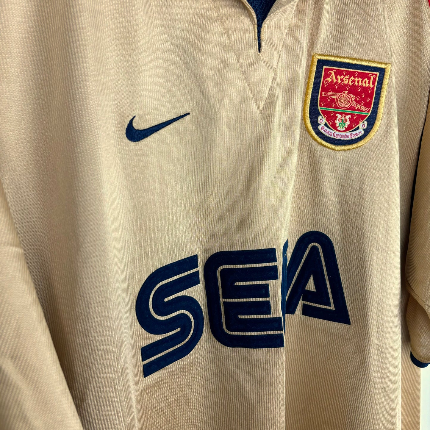 Arsenal 2001-2002 Nike Away Football Shirt