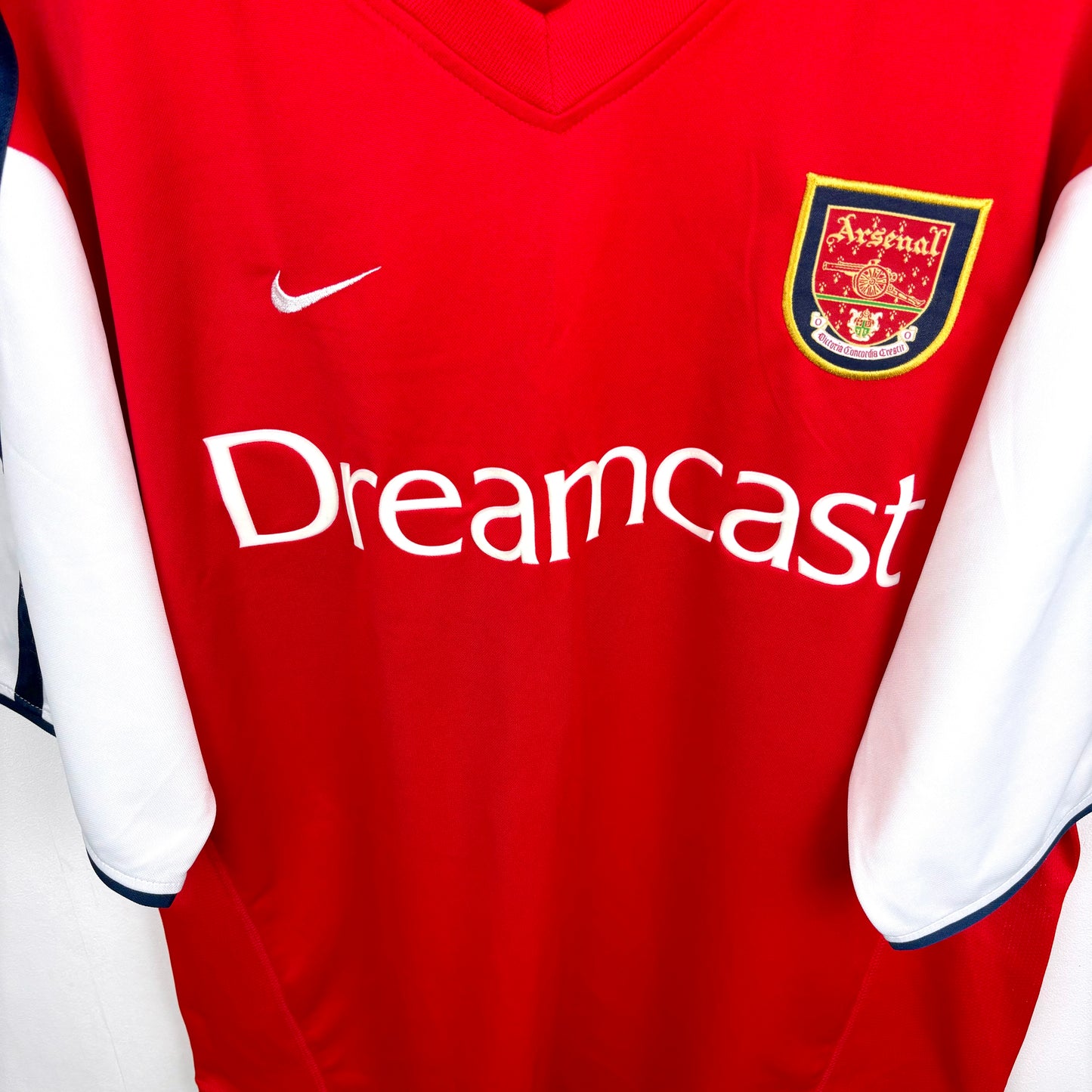 Arsenal 2001-2002 Nike Home Football Shirt Jersey MINT