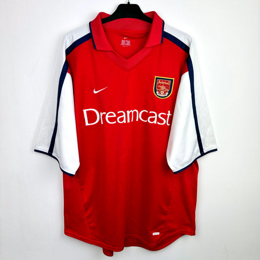 Arsenal 2001-2002 Nike Home Football Shirt Jersey MINT