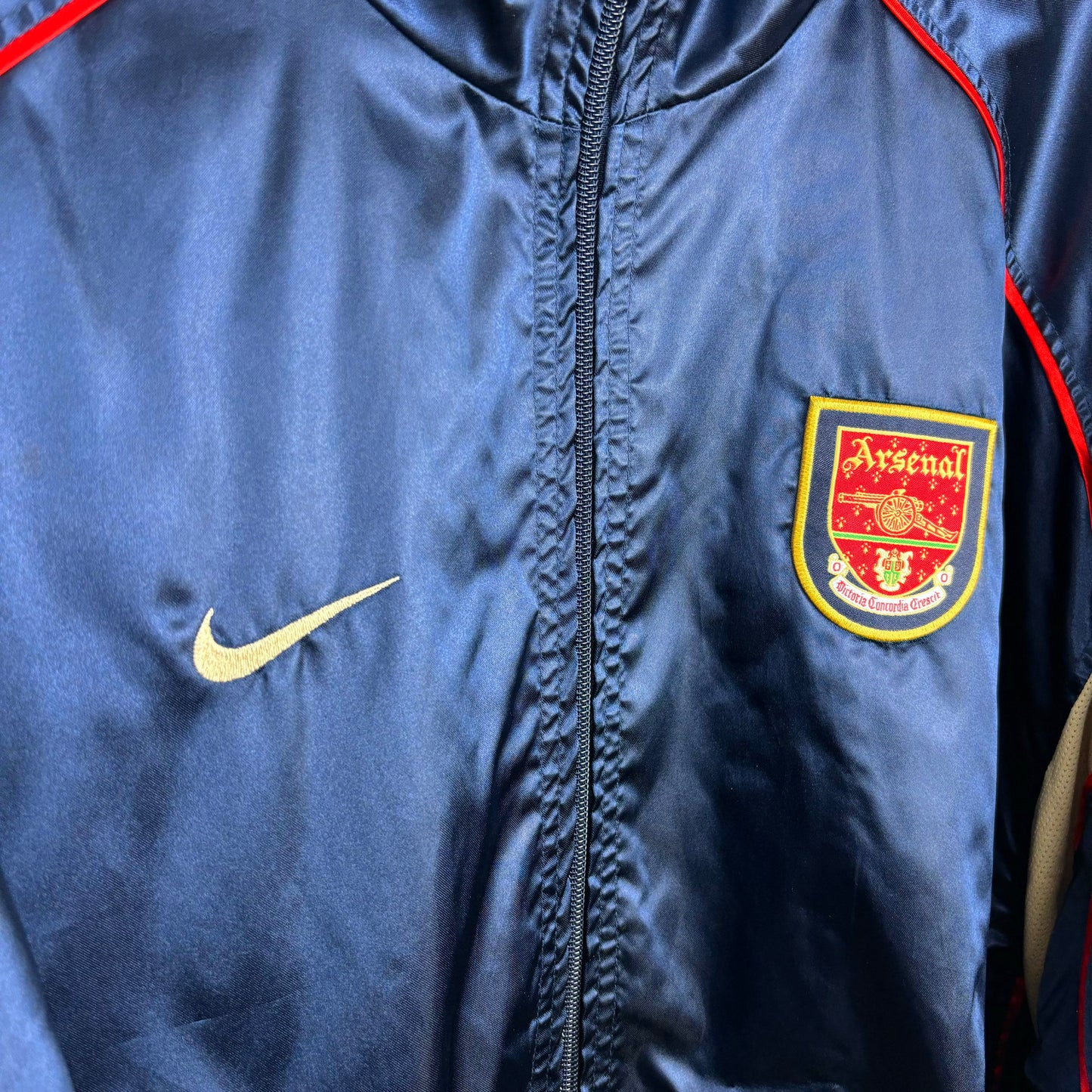 Arsenal 2001-2002 Nike Football Training Track Jacket