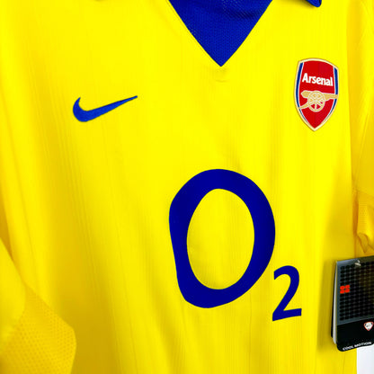 Arsenal 2003-2004 Nike Away Football Shirt Jersey BNWT