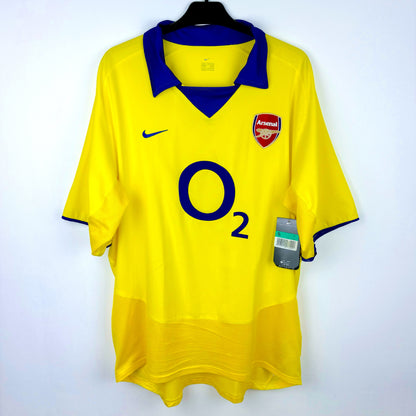 Arsenal 2003-2004 Nike Away Football Shirt Jersey BNWT