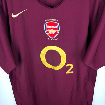 Arsenal 2005-2006 Nike Home Football Shirt