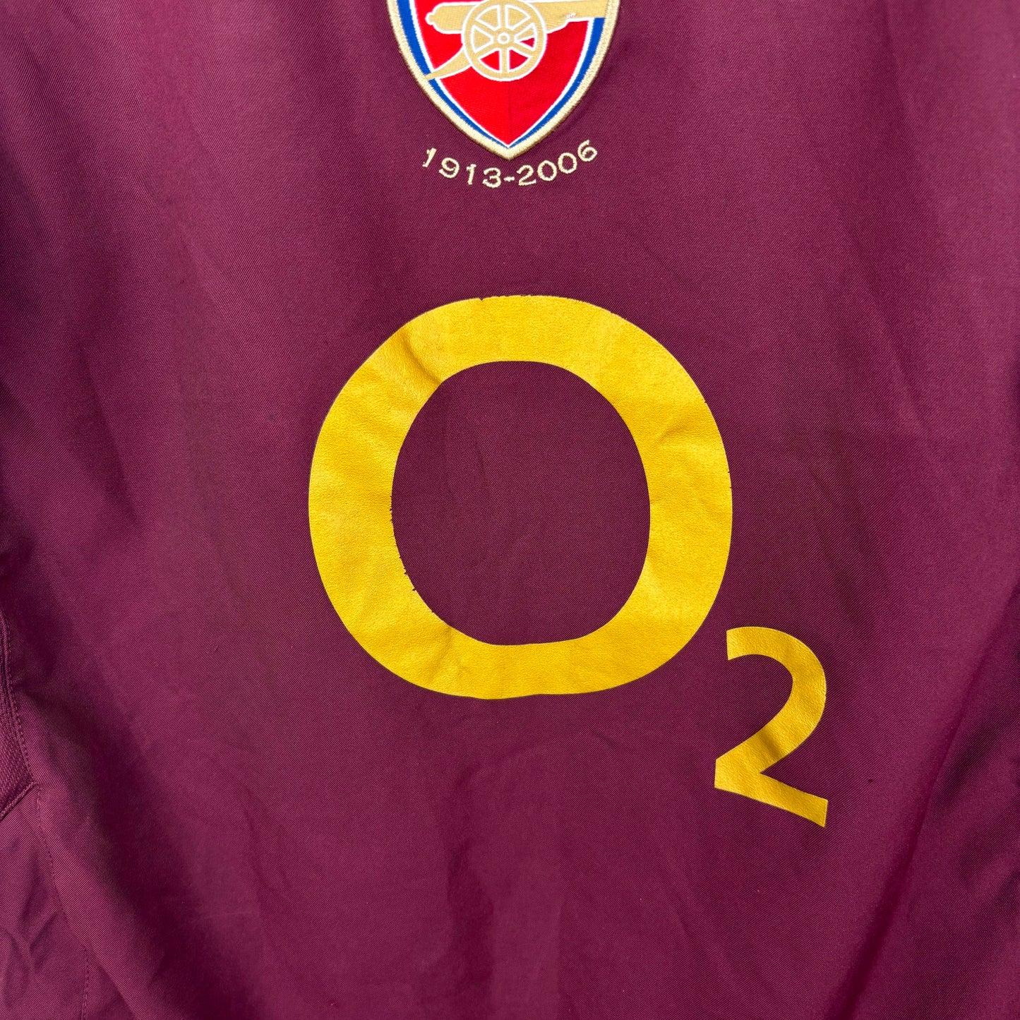 Arsenal 2005-2006 Redcurrant Nike Home Football Shirt