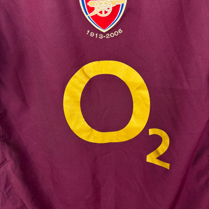 Arsenal 2005-2006 Redcurrant Nike Home Football Shirt