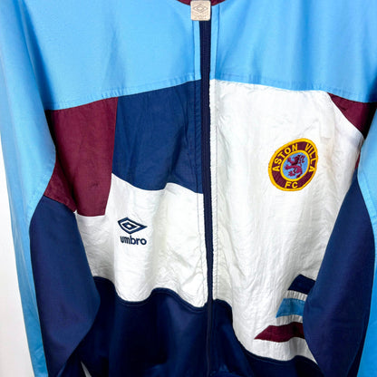 Aston Villa 1990-1992 Umbro Football Track Jacket