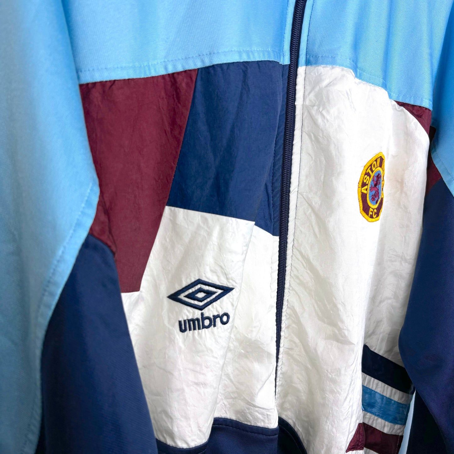 Aston Villa 1990-1992 Umbro Football Track Jacket