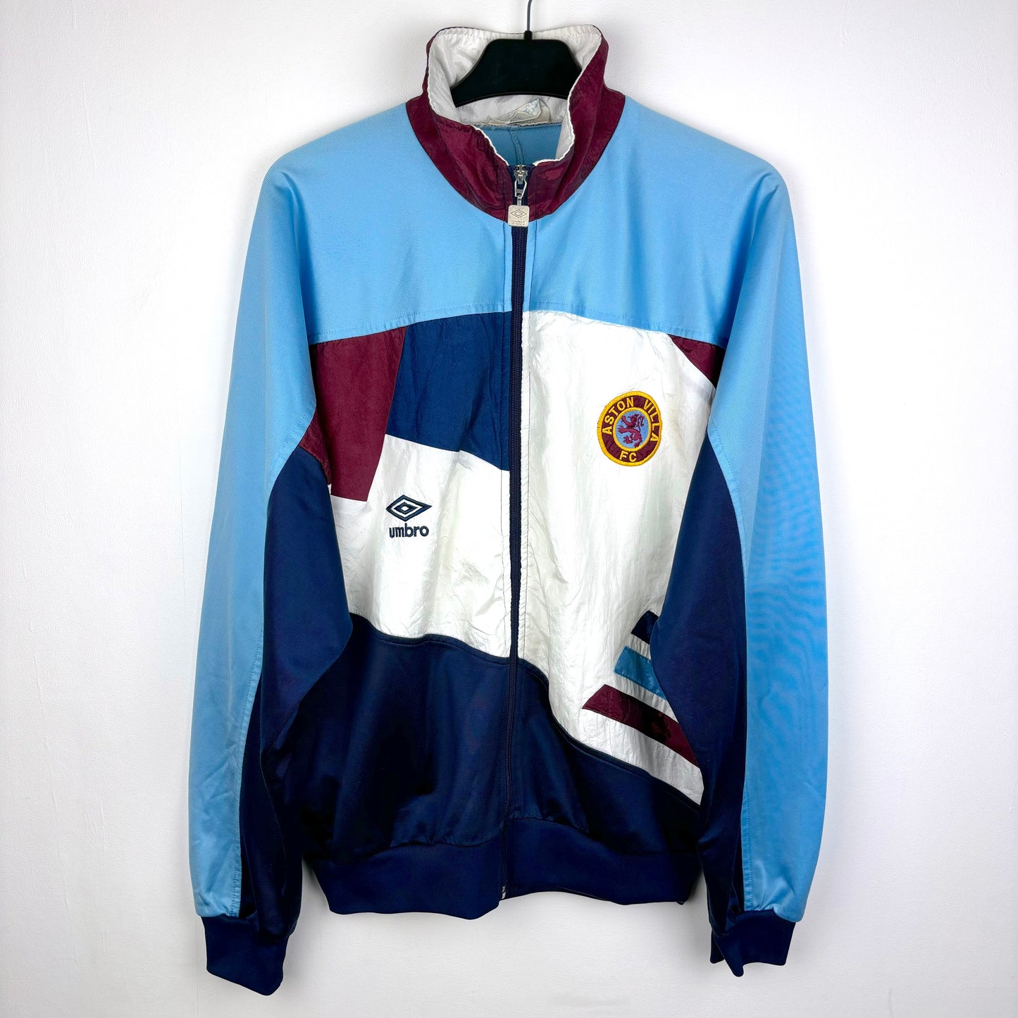 Aston Villa 1990-1992 Umbro Football Track Jacket