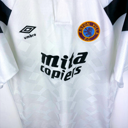 Aston Villa 1990-1993 Umbro Away Football Shirt