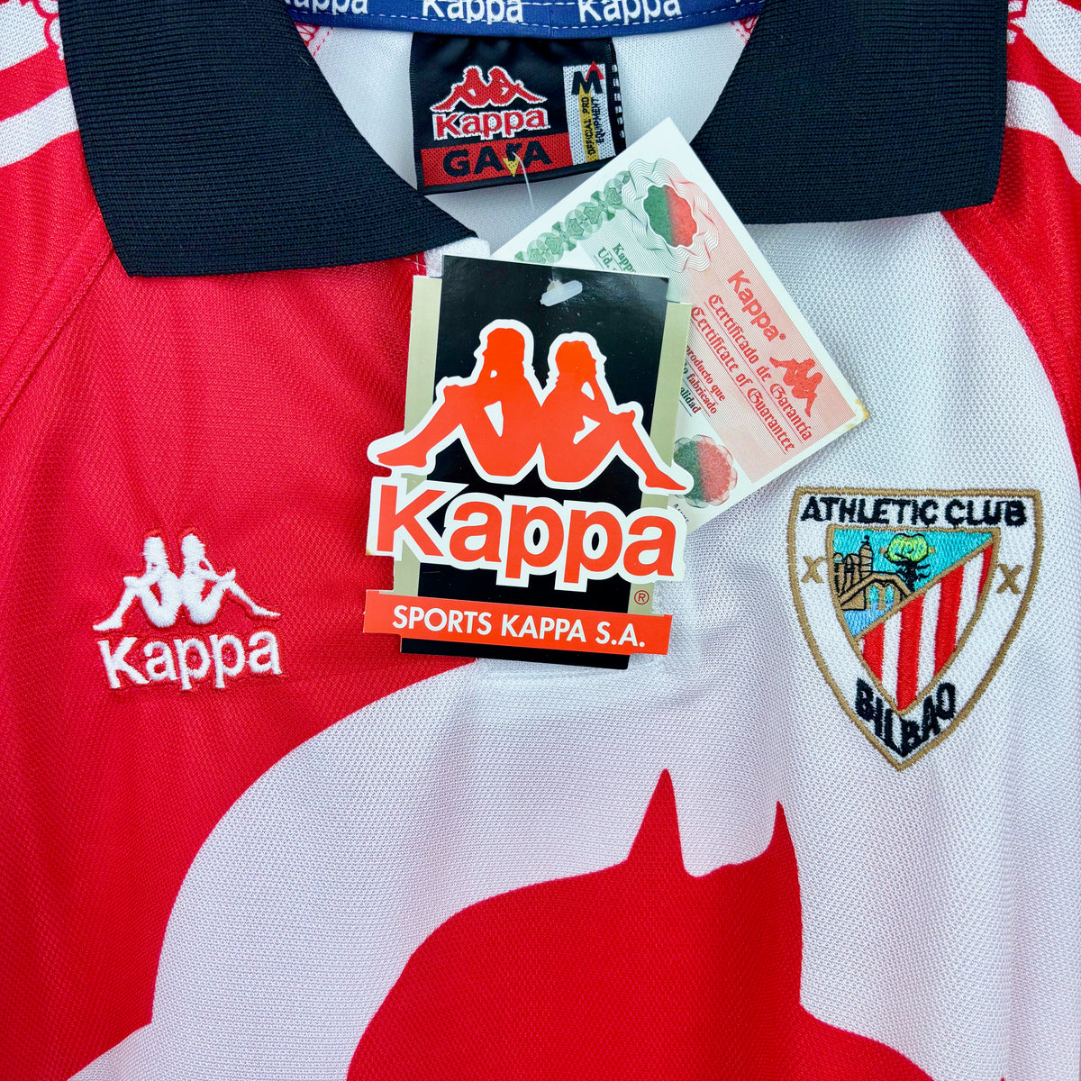 Athletic Club Bilbao 1997-1998 Kappa Centenary Home Football Shirt BNWT