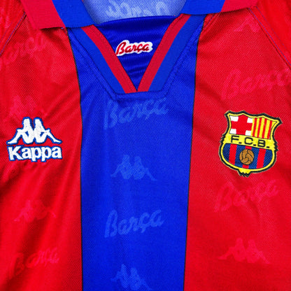 Barcelona 1995-1997 Kappa Home Football Shirt Ronaldo SUBLIMATED