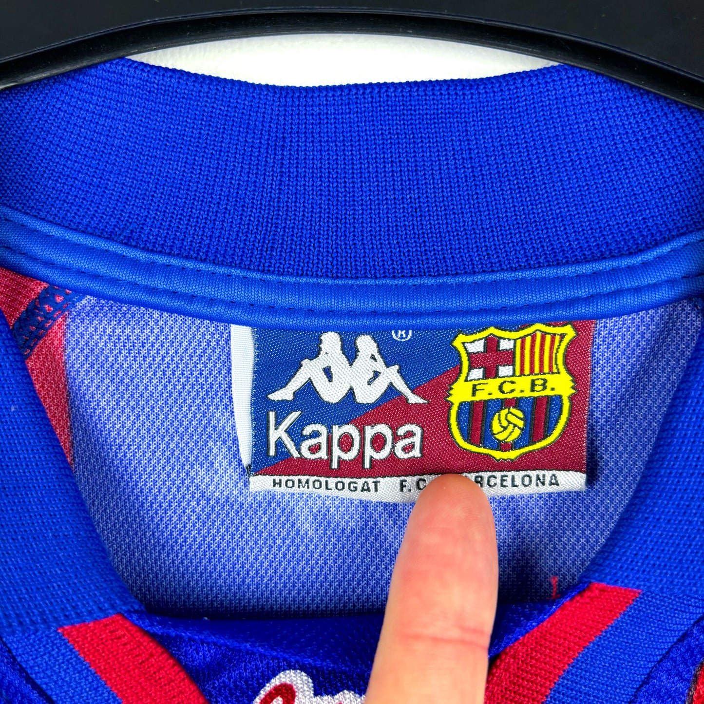 Barcelona 1995-1997 Kappa Home Football Shirt Ronaldo SUBLIMATED