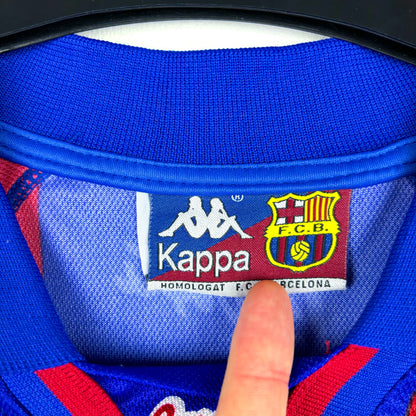 Barcelona 1995-1997 Kappa Home Football Shirt Ronaldo SUBLIMATED