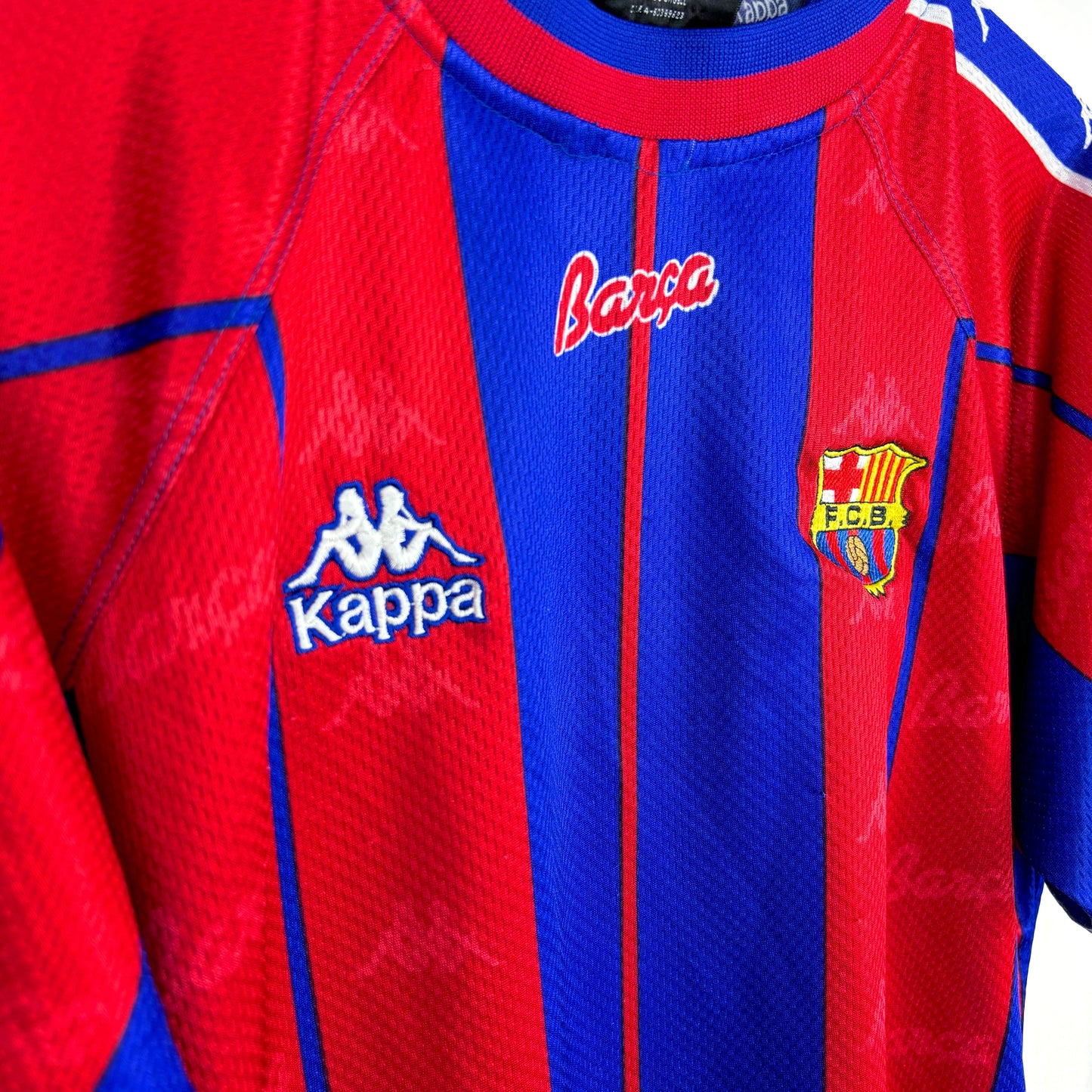 Barcelona 1997-1998 Kappa Home Football Shirt