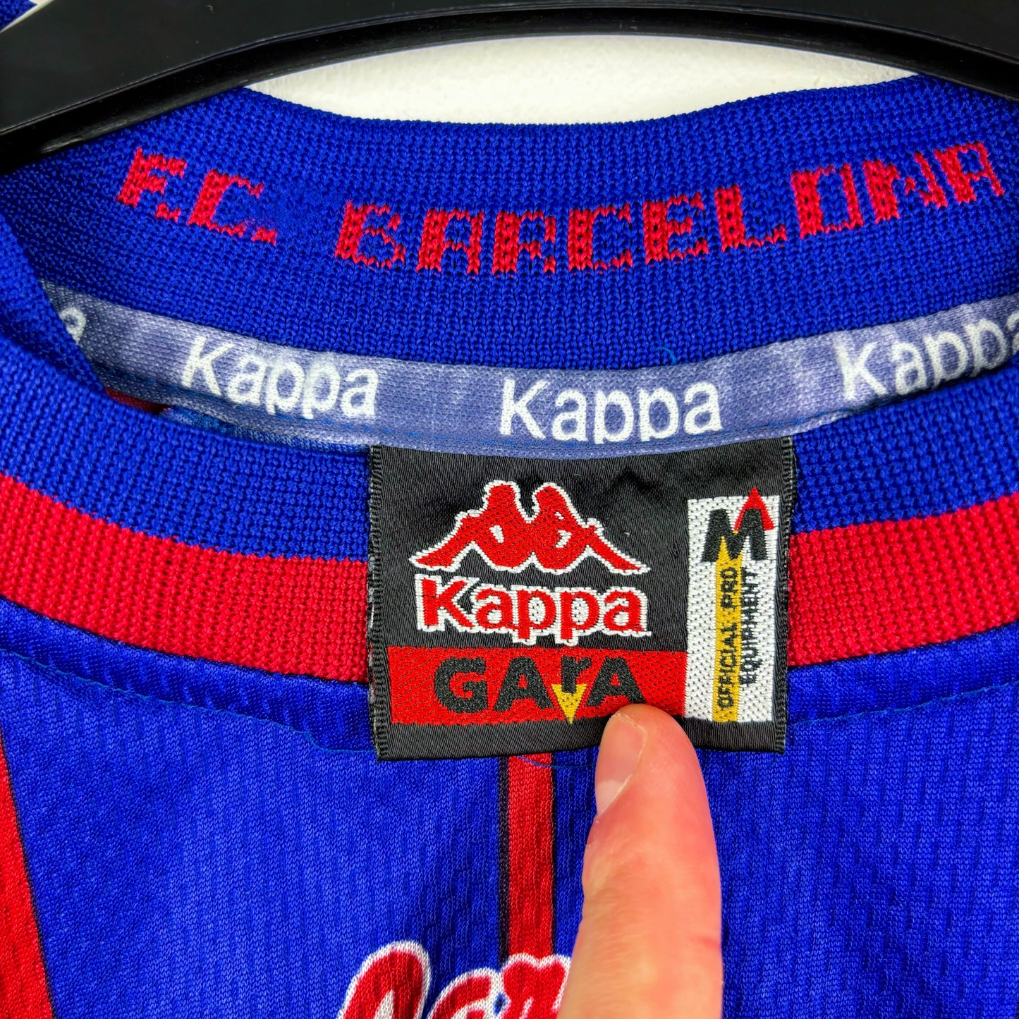 Barcelona 1997-1998 Kappa Home Football Shirt