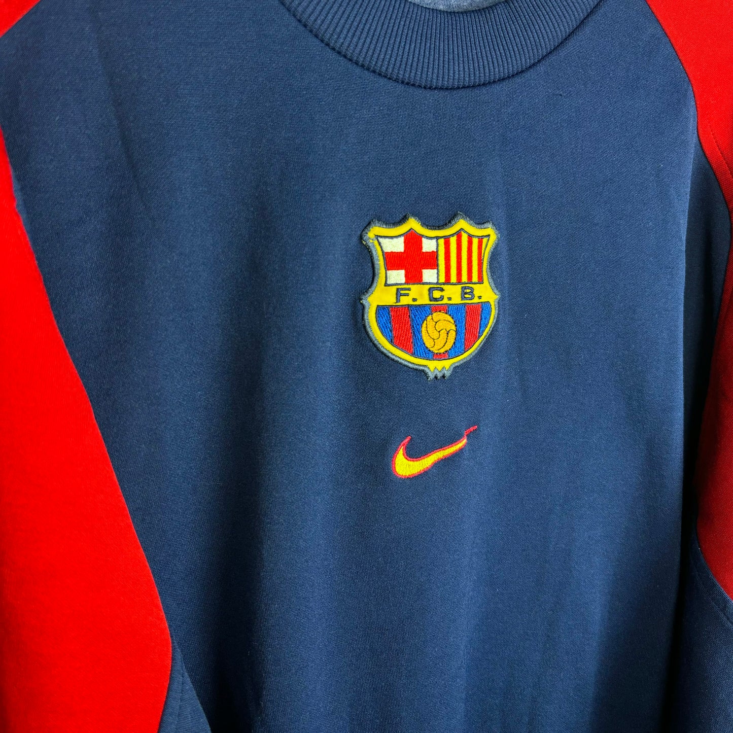 Barcelona 1998-2000 Nike Football Training Sweatshirt