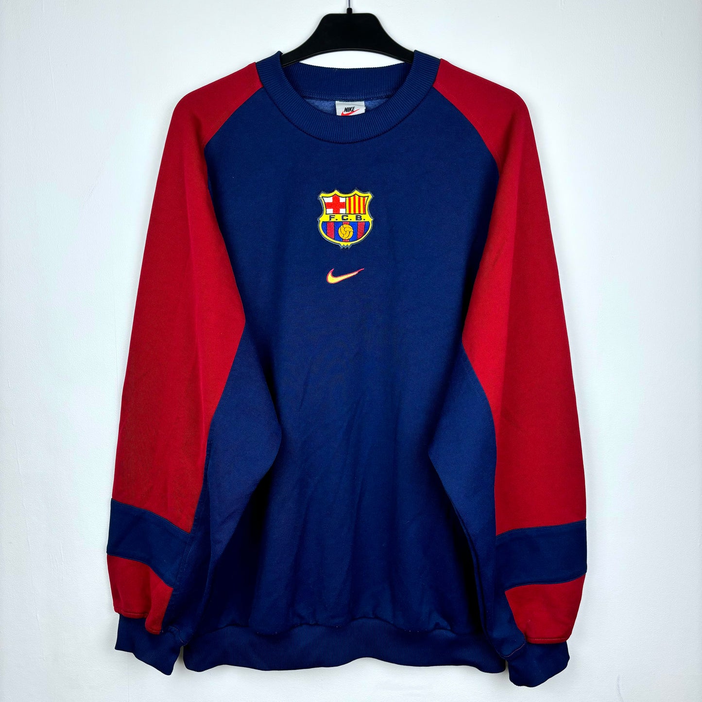 Barcelona 1998-2000 Nike Football Training Sweatshirt