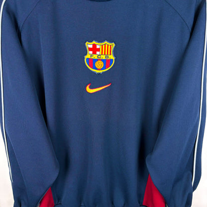 Barcelona 2000-2001 Nike Football Training Sweatshirt