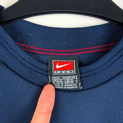 Barcelona 2000-2001 Nike Football Training Sweatshirt