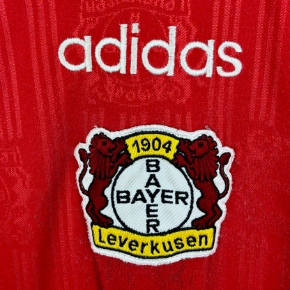 Bayer Leverkusen 1996-1997 Adidas Home Football Shirt