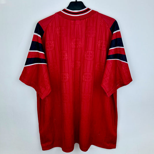 Bayer Leverkusen 1996-1997 Adidas Home Football Shirt