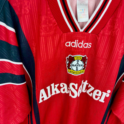 Bayer Leverkusen 1996-1997 Adidas Home Football Shirt