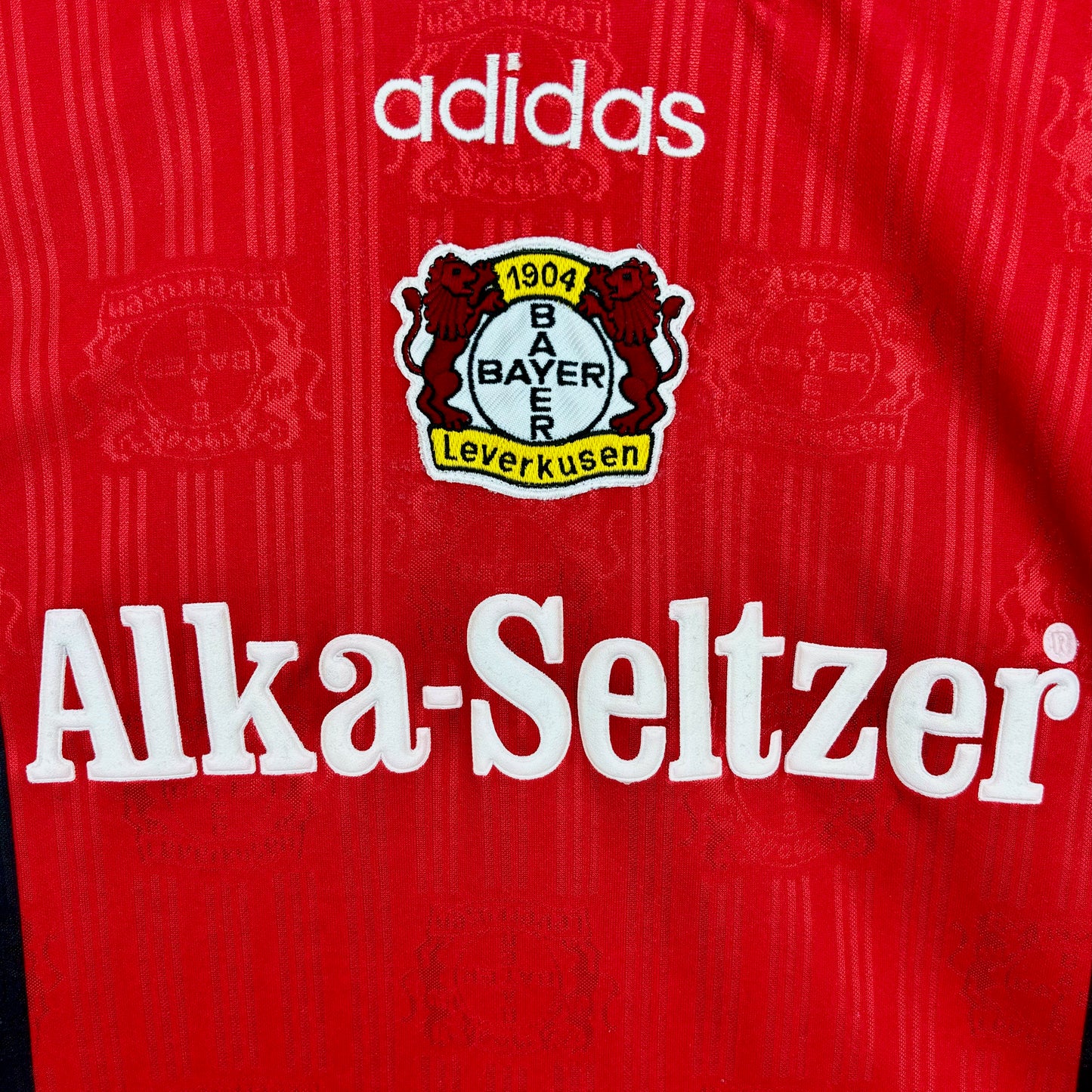 Bayer Leverkusen 1996-1997 Adidas Home Football Shirt
