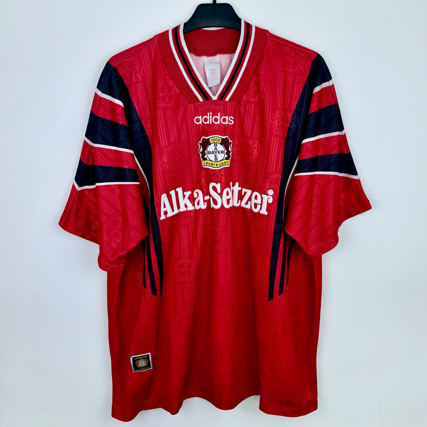 Bayer Leverkusen 1996-1997 Adidas Home Football Shirt