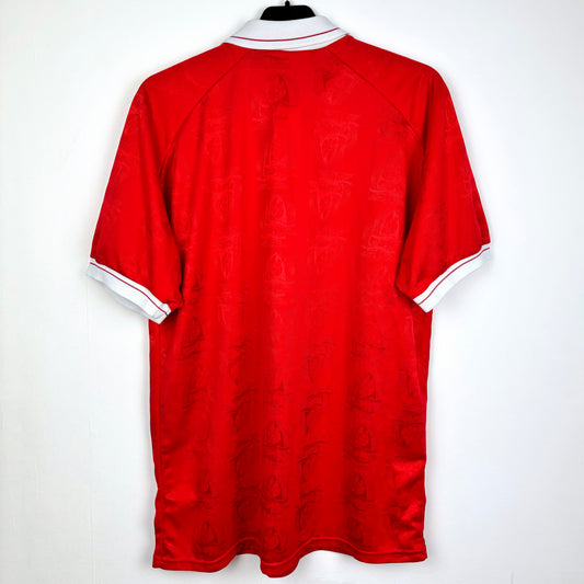 Benfica 1995-1996 Olympic Home Football Shirt