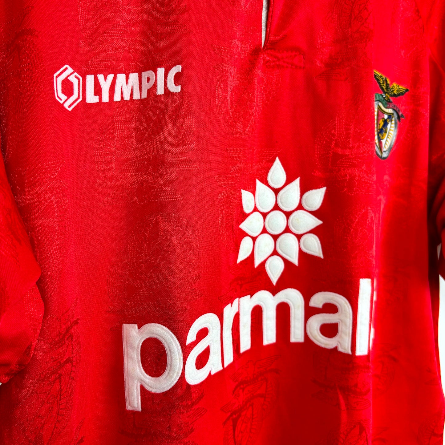 Benfica 1995-1996 Olympic Home Football Shirt