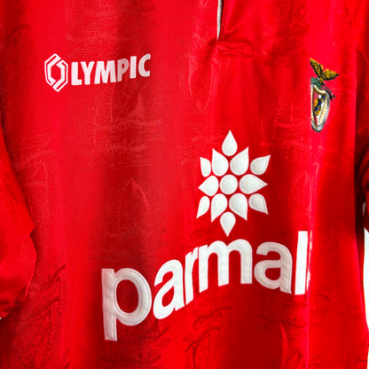 Benfica 1995-1996 Olympic Home Football Shirt