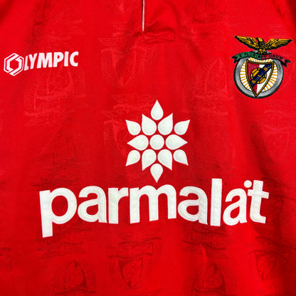 Benfica 1995-1996 Olympic Home Football Shirt