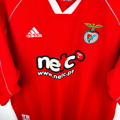 Benfica 2000-2001 Adidas Home Football Shirt