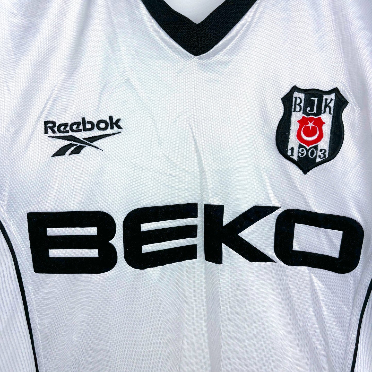 Besiktas 2000-2001 Reebok Home Football Shirt