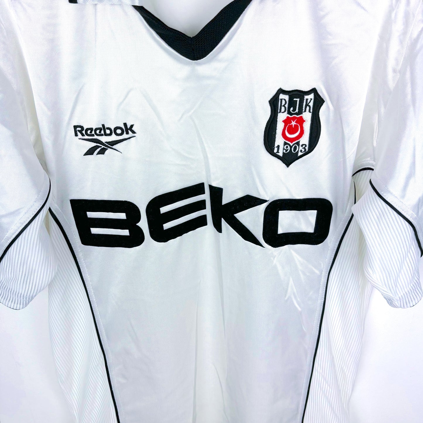 Besiktas 2000-2001 Reebok Home Football Shirt