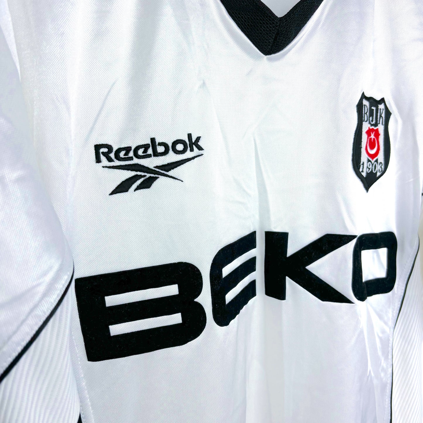 Besiktas 2000-2001 Reebok Home Football Shirt