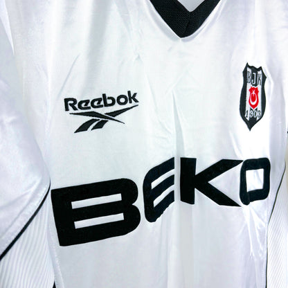 Besiktas 2000-2001 Reebok Home Football Shirt