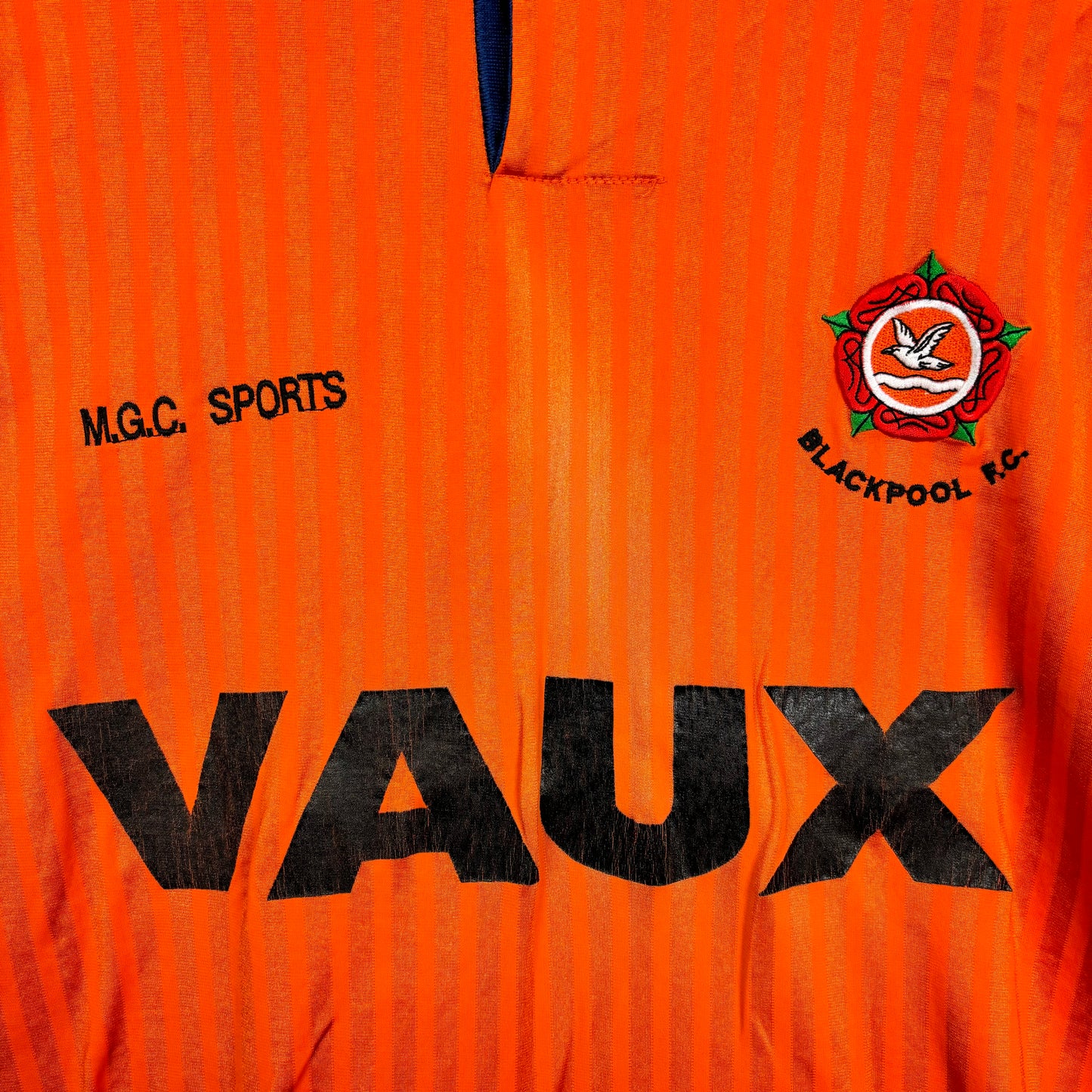 Blackpool 1990-1991 MGC Match Issue Home Football Shirt