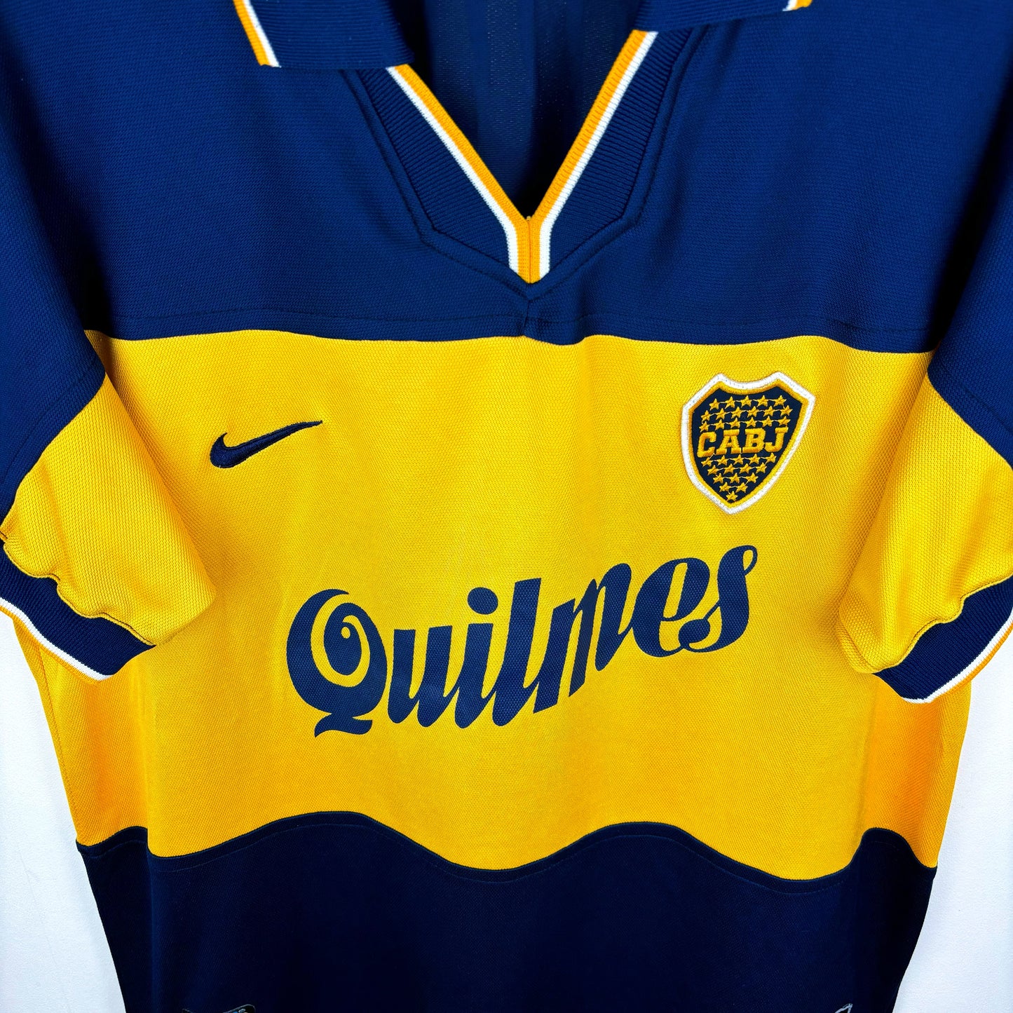 Boca Juniors 1998-2000 Nike Home Football Shirt Jersey