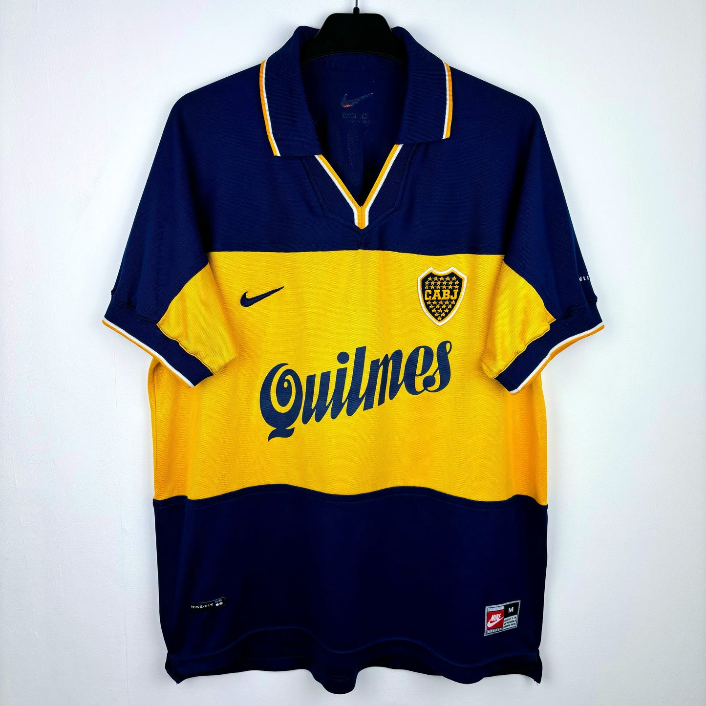 Boca Juniors 1998-2000 Nike Home Football Shirt Jersey