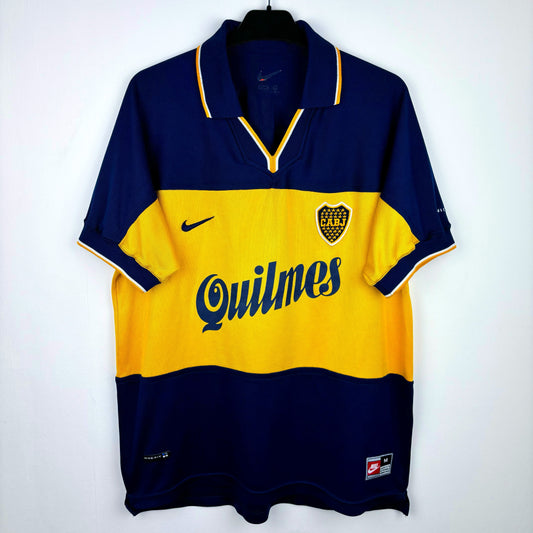 Boca Juniors 1998-2000 Nike Home Football Shirt Jersey