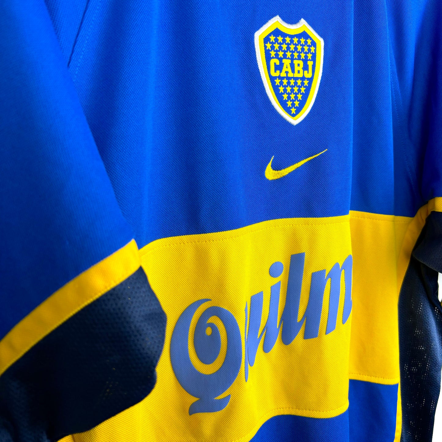 Boca Juniors 2001-2002 Nike Home Football Shirt