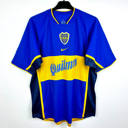Boca Juniors 2001-2002 Nike Home Football Shirt